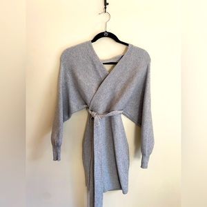 Gray Sweater Dress
